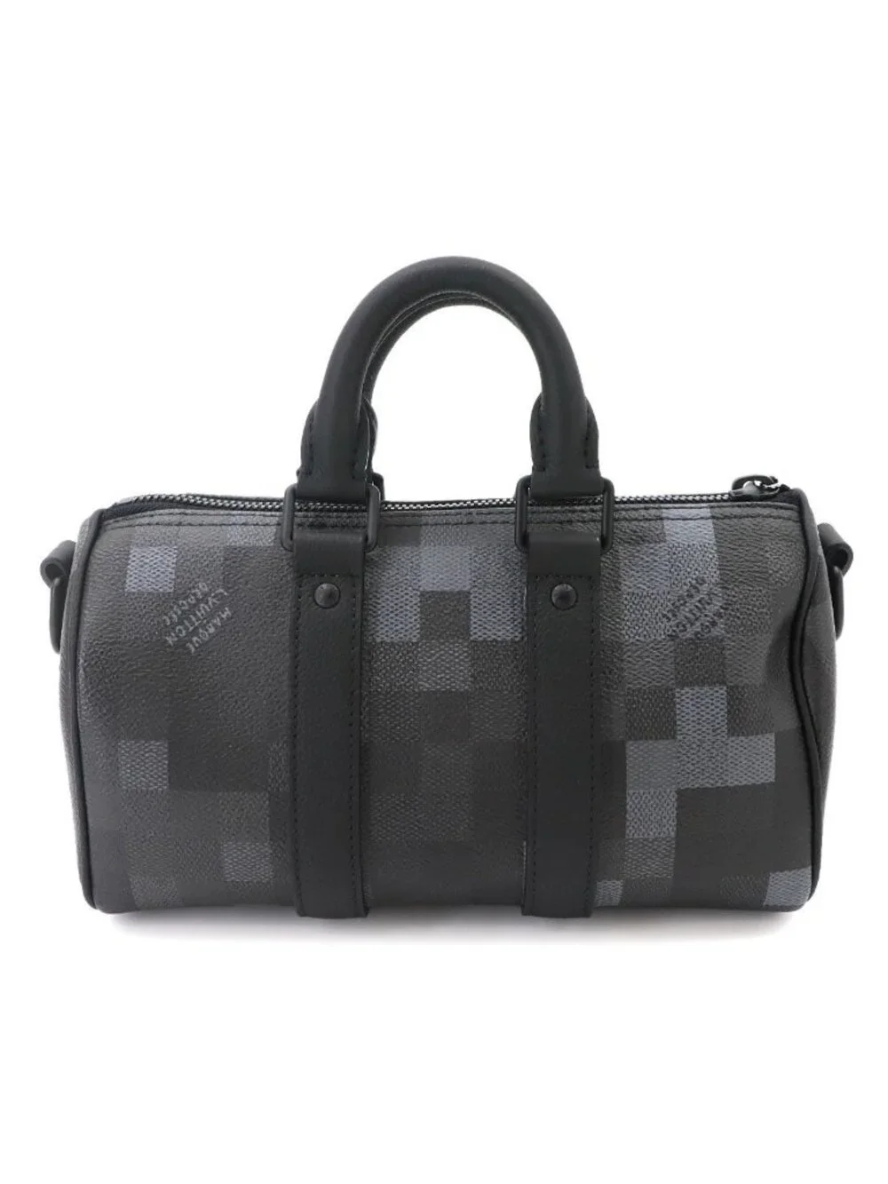 Louis Vuitton Damoflage Black Keepall Bandouliere 25 2-Way Shoulder Bag